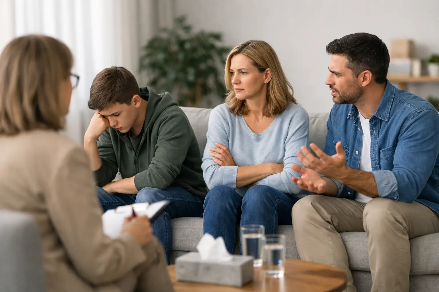 Psicoterapia para conflitos familiares